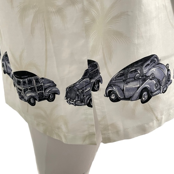 GOHAWAII Hawaii Men's Size XXL Short Sleeve Shirt Vintage Cars Surfboard Beach - Picture 5 of 12